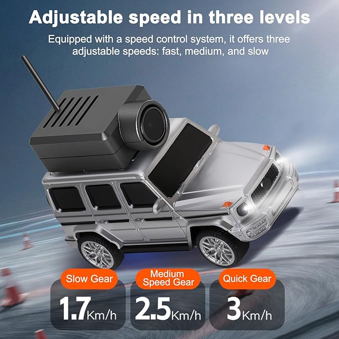WLtoys Mini RC Car 1:64 Scale FPV RC Drift Car with 720P HD Camera WiFi App Control with Gyro First Person Perspective Mini Racing Toys for Teens and Adults(Sliver)