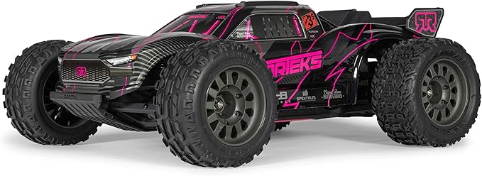 ARRMA RC Truck 1/10 VORTEKS 223S DSC 2WD RTR Brushless Stadium Truck Pink (Lipo Battery and Charger Not Included) ARA3505T3