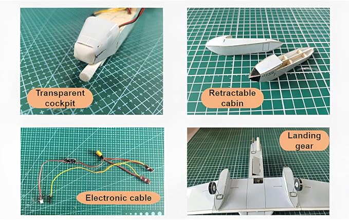 Fighter Jet Model A-10 430mm Wingspan Mini EPP 30mm Ducted Fan Fixed-Wing RC Airplane Aircraft Model for Collection and Gifts (PNP)