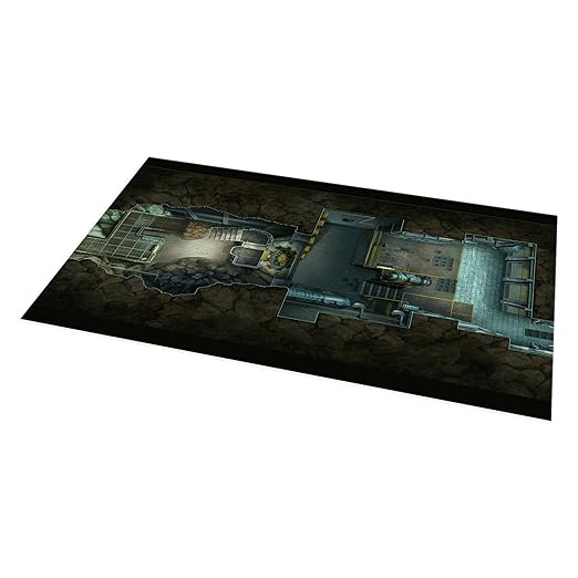 Modiphius Entertainment: Fallout: The Roleplaying Game - Map Pack 1: Vault - RPG Accessory 32 Page Softcover Booklet &amp 4 Double-Sided Poster Maps