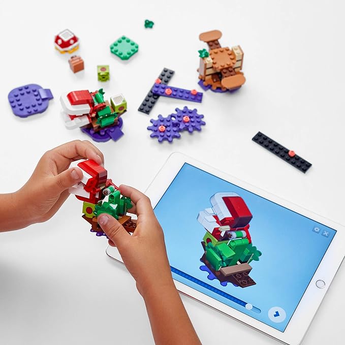 LEGO Super Mario Piranha Plant Puzzling Challenge Expansion Set 71382 Building Kit Unique Toy for Creative Kids New 2021 (267 Pieces)