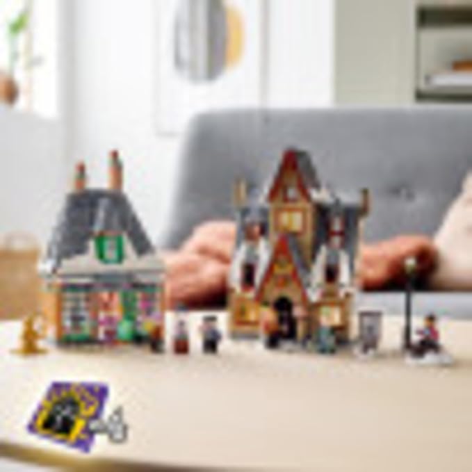 LEGO Harry Potter Hogsmeade Village Visit 76388 Building Toy 20th Anniversary Set with Collectible Golden Ron Weasley Minifigure Birthday Gift for Idea for Kids Girls and Boys Ages 8+