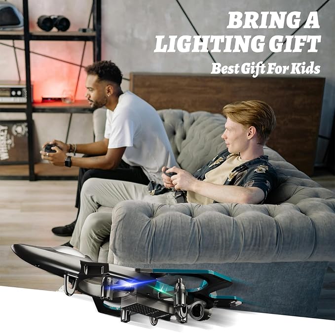 4DRC Foam RC Plane for Adults Kids Remote Control Airplane Toys for Boys Kids Adults Beginners RC Planes Fighter Jet Helicopter Drones for Kids Adults 360° Flip Easy to Fly