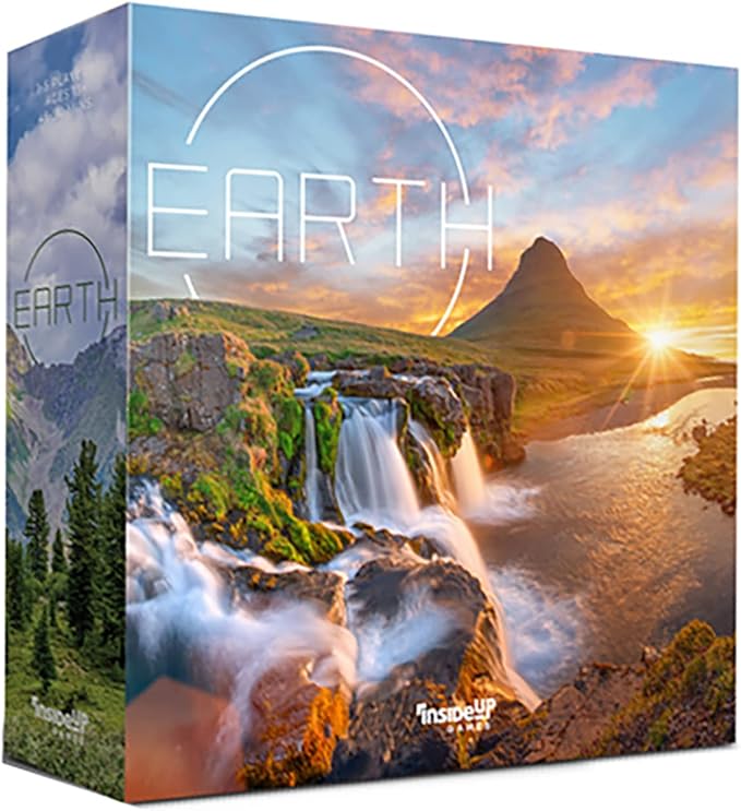 Inside Up Games Earth | Board Game of The Year 2023 | Ecosystem Building Card Drafting Action Selection | Create Amazing Natural Synergies | 1 to 6 Players | 45 to 90 Minute | Age 13+