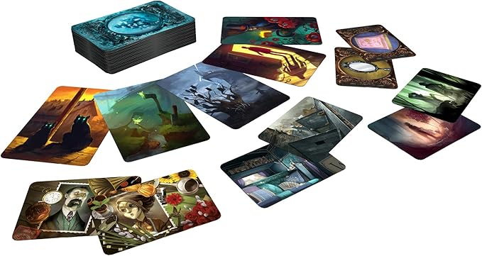 Asmodee Mysterium Secrets &amp Lies Board Game EXPANSION - Unravel New Mysteries Cooperative Family Fun for Kids &amp Adults Ages 10+ 2-7 Players 42 Minute Playtime