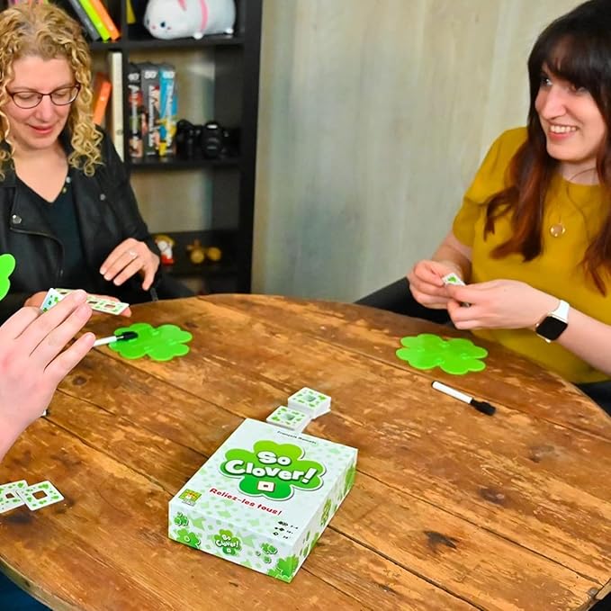 Asmodee So Clover! Party Game - Cooperative Word Association Board Game for Ages 10+ 3-6 Players 30 Min Playtime
