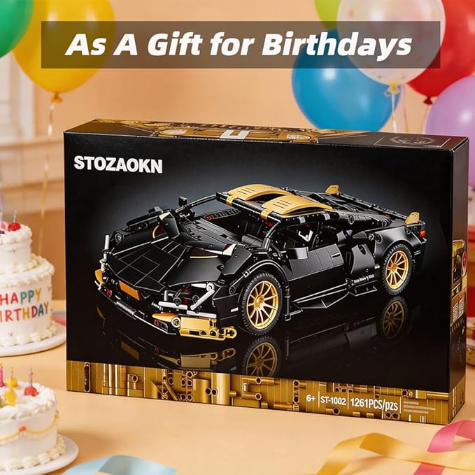 Toy Building SetCar Building KitModel car Kits Gifts for Boys 8-12AdultsTeens and Children