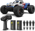UDIRC Fast RC Cars for Adults Upgradable 56 MPH Heavy Duty RC Truck 4X4 Off Road All Terrain 2.4Ghz RTR 1:16 Remote Control Car Monster Truck with 2 Rechargeable Batteries for Beginners and Boys