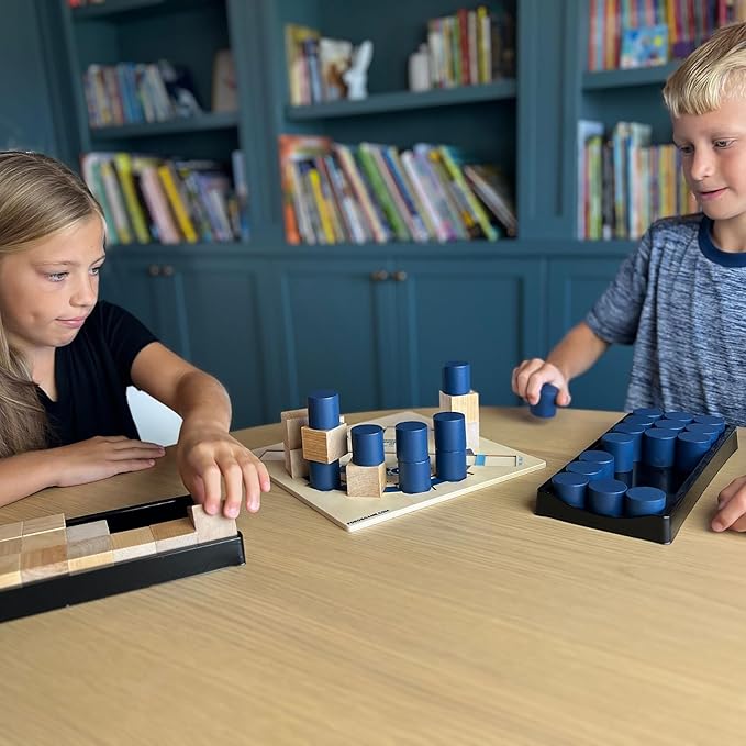 Foros 3D Board Game | Strategic Wooden Game with Unique Play | Family Game for Kids &amp Adults | Fun Entertainment for Game Night | Fast Paced Easy to Learn Multiplayer | MESH Accredited Award Win