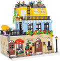 City Hotel Building Block Set Modular Architecture Flowers City Street View House Model Building Kit 1464 PCS