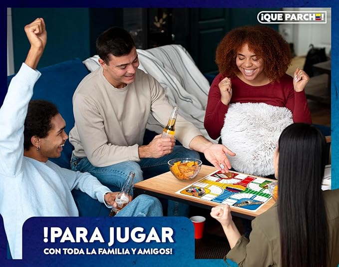 PARQUES Colombiano para 2 a 4 Jugadores Colombian Parques Board Game Parcheesi Board Game Juegos De Mesa para Adultos Productos Colombianos Colombia