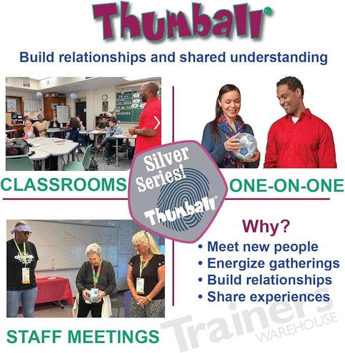 Trainers Warehouse 6 Thumball Collection 32 Prompts for Conversation Team Building Relationship and Training
