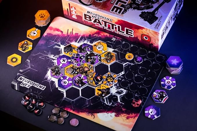 Neuroshima Hex Battle by Portal Games | Ages 8 and Up | A 2 Player Tactical Challenge | 20-30 Minute Playing Time