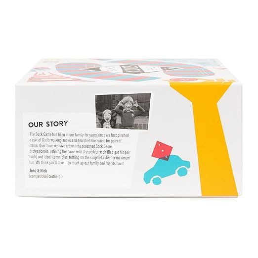 Green Brothers Games | The Sock Game | Board Game | Ages 8+ | 2+ Players | 5-30 Minutes Playing Time