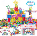 Juboury 1054Pcs Building Toy Building Blocks Bars Different Shape Educational Construction Engineering Set 3D Puzzle Interlocking Creative Connecting Kit Great STEM Toy for Both Boys and Girls