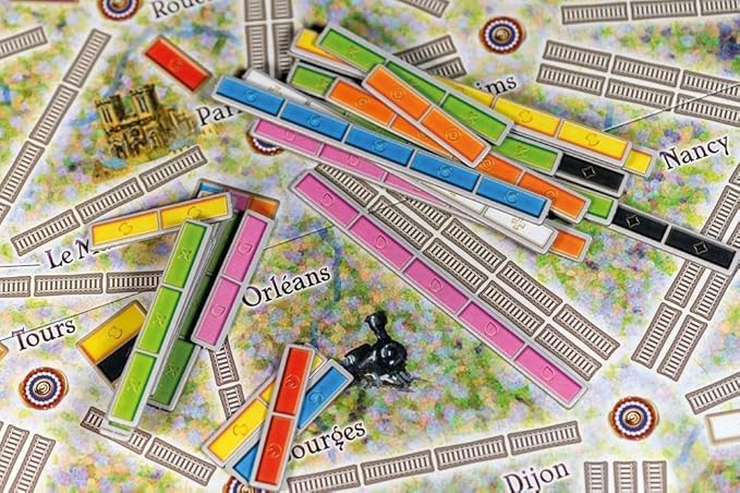 Asmodee Ticket to Ride France + Old West Board Game Expansion - Train Route Strategy Game Fun Family Game for Kids &amp Adults Ages 8+ 2-6 Players 30-60 Minute Playtime