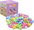 Plus Plus Big - Open Play Set - 100 Piece - Pastel Color Mix Construction Building Stem/Steam Toy Interlocking Large Puzzle Blocks for Toddlers and Preschool