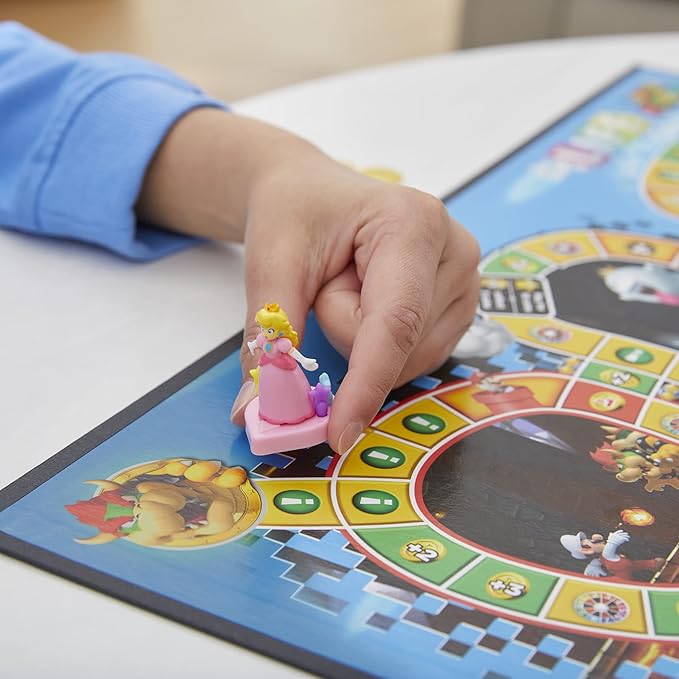 Hasbro Gaming The Game of Life: Super Mario Edition Board Game for Kids Ages 8 and Up Play Minigames Collect Stars Battle Bowser