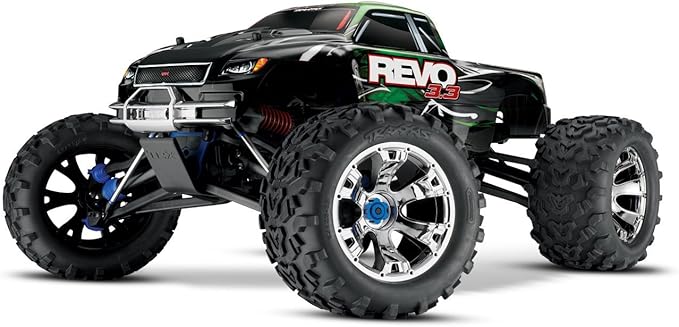 Traxxas Revo 3.3: 4WD Powered Monster Truck (1/10 Scale) Green