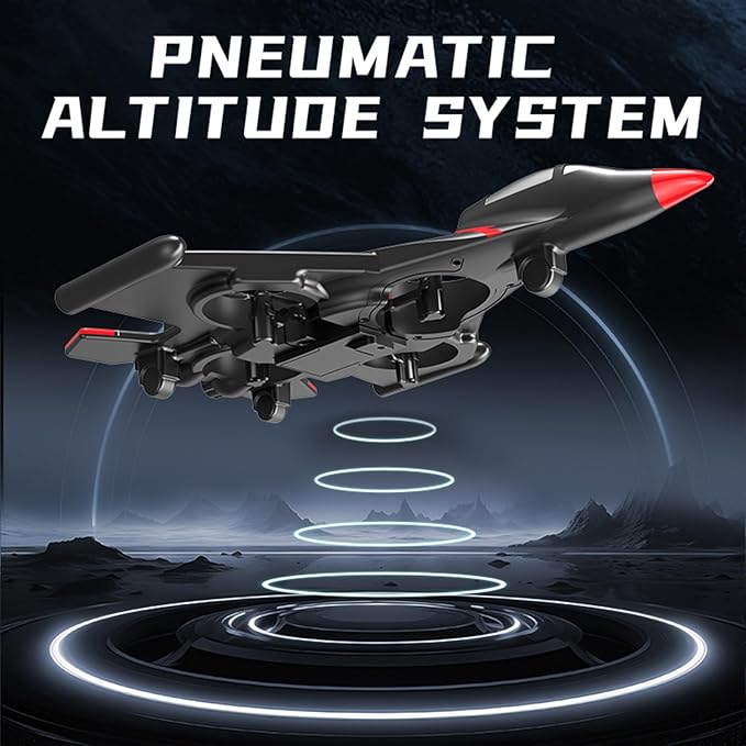 RC PlaneFoam Airplane Toy Drone Remote Airplane Foam Airplanes for Kids Airplanes for Kids Remote Control Helicopter for Boys 8-12360°Flip Fighter Jet with Light(RED)