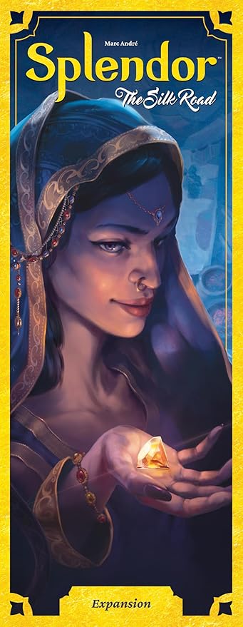 Asmodee Splendor The Silk Road Expansion - Explore Trading Posts &amp Compete for City Tiles! Strategy Game for Kids &amp Adults Ages 10+ 2-4 Players 45 Minute Playtime Made by Space Cowboys