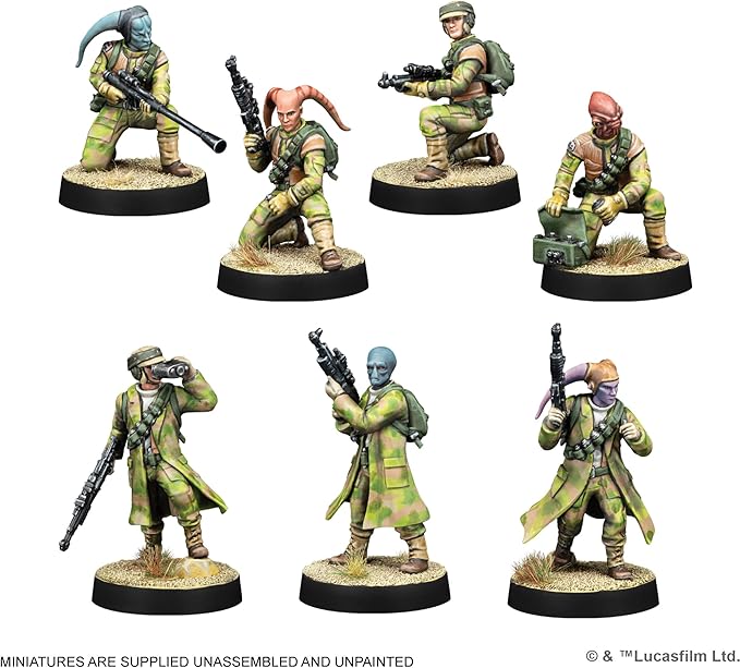 Star Wars: Legion Rebel Alliance Starter Set - Tabletop Miniatures Game Strategy Game for Kids and Adults Ages 14+ 2 Players 3 Hour Playtime Made by Atomic Mass Games