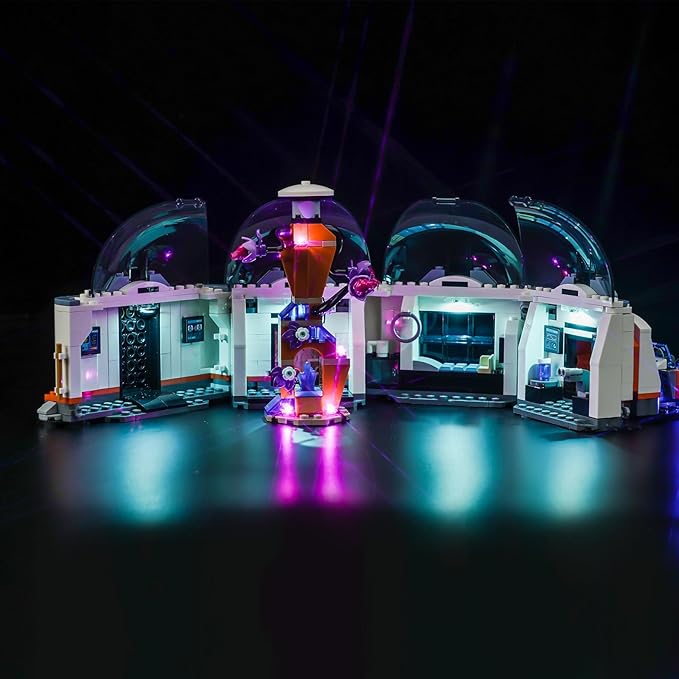 Upgraded Led Light Kit for Lego Space Science Lab Building Set Compatible with Lego 60439 (Model Not Included)