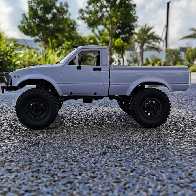 C24-1 RC Rock Crawler RC Truck 4x4 1/16 Scale RC Crawler Off Road Remote Control Pickup 2.4G All Terrain RTR with Proportional Throttle Steering Led Light Adult