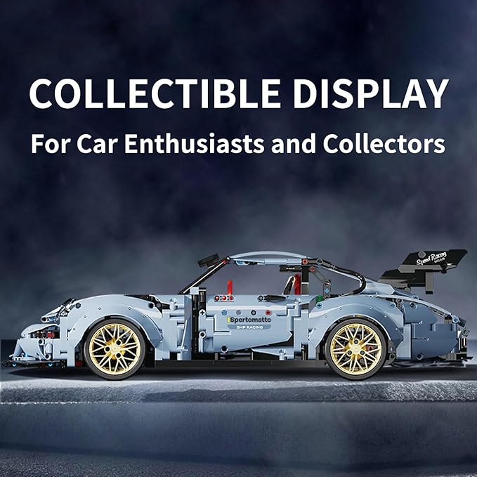 Sports Car Building Block Kits for Adults Challenging Racing Car Model Building Sets Super Cars Display Model Collectible Birthday Gifts for 14 15 16+ Years Old Boys Teenage Boys(2100PCS)