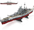 NUTCRACKER Bismarck Battleship Building Block Set 29 Inch German WWII Classic Warship Building Toys (2081 Pcs) MOC Military Theme Boat Model Kit for Adult &amp Teen 14+ Gift for Military Fan