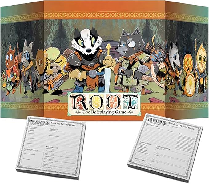 Magpie Games Root The Roleplaying Game: GM Screen &amp Campaign Notepads – Gamemaster Accessory Pack