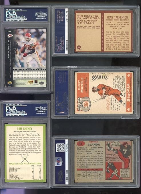 1957 Topps #31 George Blanda Chicago Bears NFL EX PSA 5 Graded Football Card