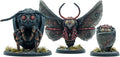 Modiphius Entertainment: Fallout: Miniatures - Cult of The Mothman: Mothman Eclipse - 3 Figures Appalachia Wave Unpainted Resin Tabletop Game