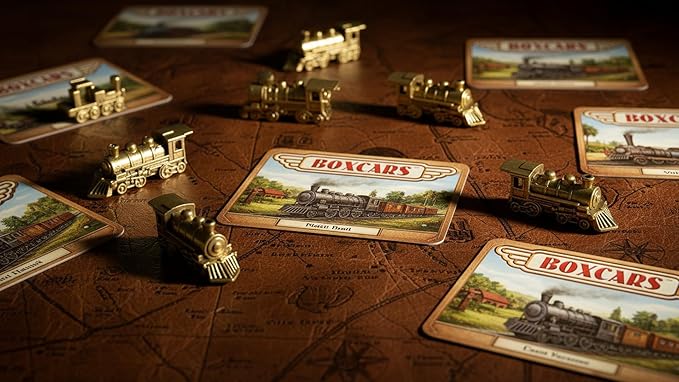 Rio Grande Games Boxcars Family Board Game 2-6 Players 90 Minute Strategy Game