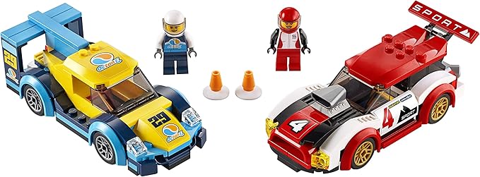 Lego 60256 City Nitro Wheels Racing Cars Toy with 2 Race Drivers Minifigures Rally Vehicles for Kids 5+ Year Old