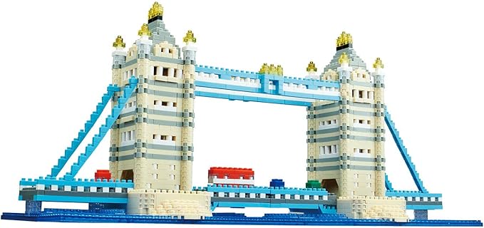 nanoblock - World Famous - Tower Bridge Deluxe Edition Advanced Hobby Series Building Kit