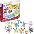MEGA Pokémon Building Toys Set Every Eevee Evolution with 470 Pieces 9 Poseable Characters for Kids