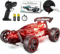Tecnock RC Cars for Kids 1:18 Scale 2WD RC Car with LED Lights 2.4GHz Remote Control Car with USB-C Easy Charging &amp 50 Mins Playtime Toys Gifts for Boys &amp Girls Ages 8-12