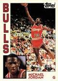1992-93 Topps Archives #52 Michael Jordan Basketball Card – 1984 Rookie Card Design