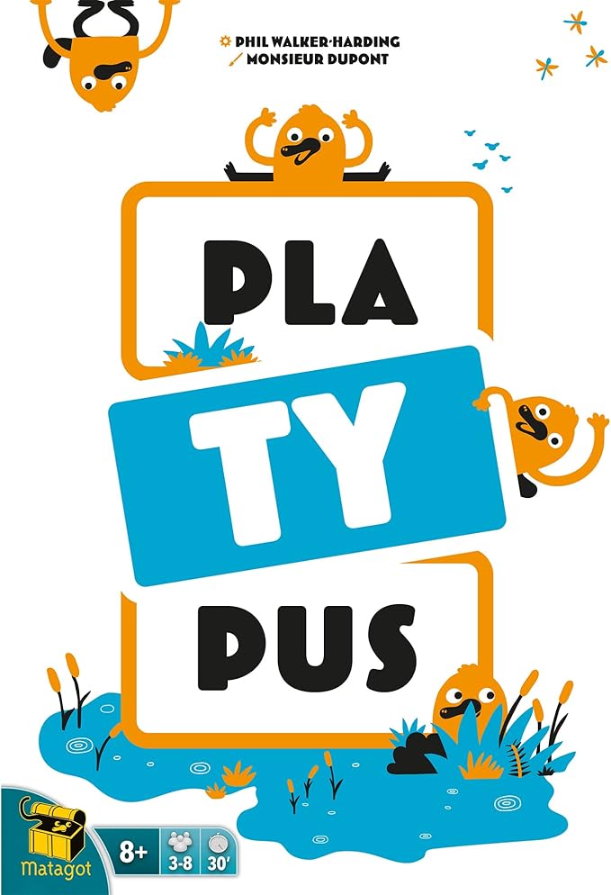 Matagot Platypus Party Game | Cooperative Word Game | Great Family Game for Game Night | Fun Guessing Game for Adults &amp Kids | Ages 8+ | 2-8 Players | Average Playtime 30 Minutes | Made PLAT01