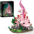 Axolotl Building Set Axolotl Toy Animal Building Blocks with Plants Animals Display Model Kit Gifts for Adults Teens Age 14+ (998 PCS)