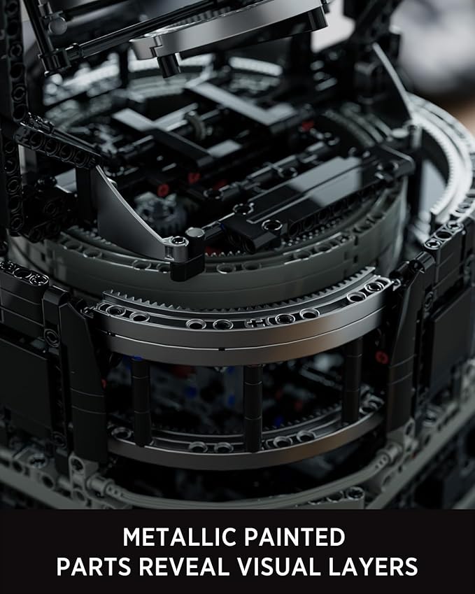 Nifeliz Tourbillon Building Set Advanced Collector's Engine Series Model Physical Science Display for Adults Home or Office Décor Gift NF10355