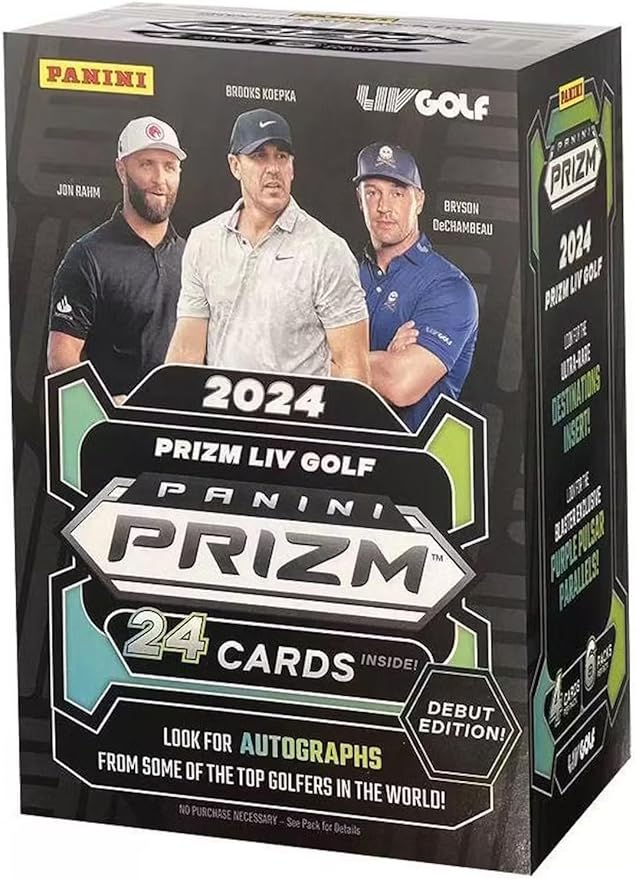 2024 Panini Prizm LIV Golf 6-Pack Blaster Box Debut Edition (Exclusive Purple Pulsar Parallels)
