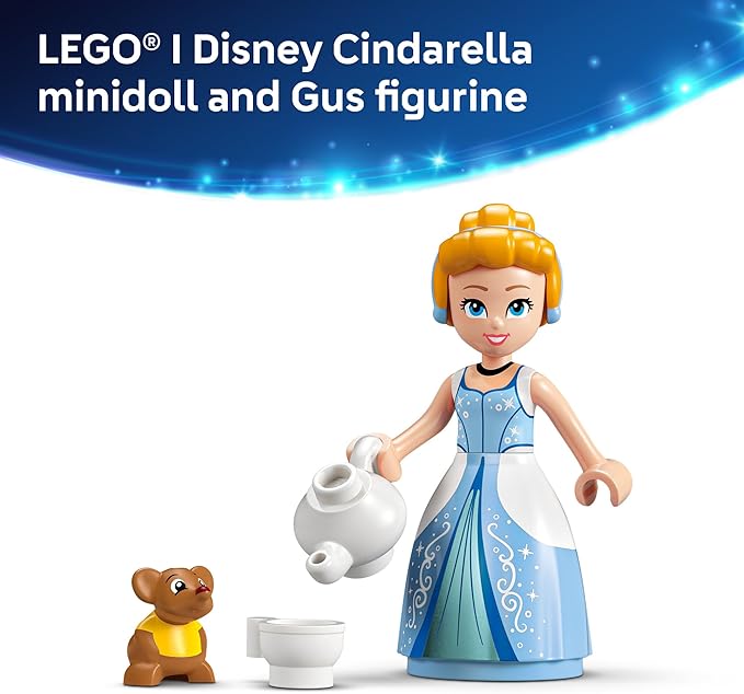 LEGO Disney Princess Cinderella’s Dress Kids Toy with Minidoll Character - Fun Building Toy for Girls and Boys Ages 9 and Up - Disney Gift Idea for Fans and Fashion Lovers - 43266