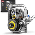 Mould King 10215 Engine Building Kit for Adults MOC Ideas Mini Transmission Engine Model Toy for Display STEM Building Project for Teens 14+(739 PCS)