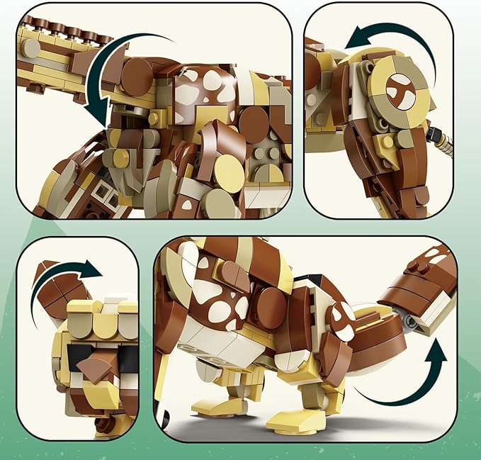 Lynda Animal World Giraffe Building Blocks Set DIY Assembly Toy Educational Toy for KidsAge 8 Plusfor Birthdays