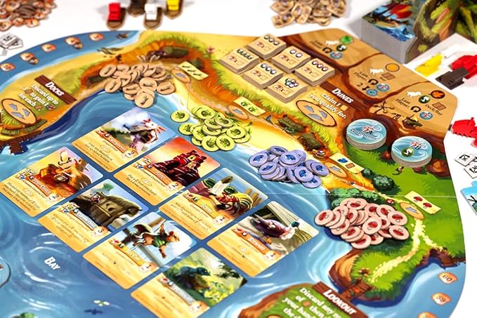 Everdell Farshore Essentials Edition | Standalone Strategy Tabletop Game with Fresh Mechanics | Explore The Northern Shores of Everdell | 2–4 Players | Age 10+ | Fantasy Tabletop Game