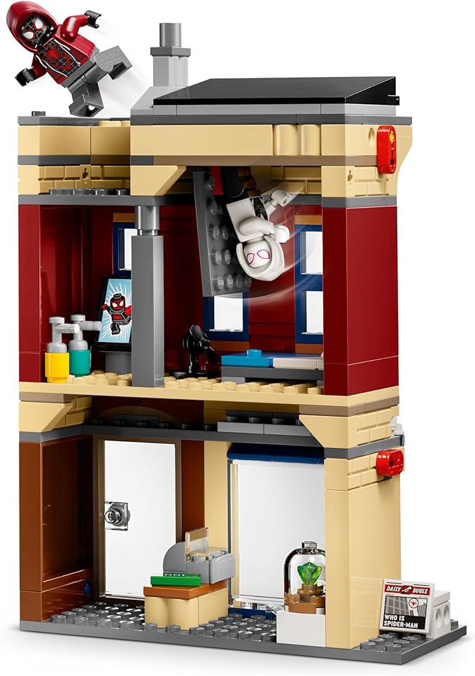 LEGO Marvel Spider-Man vs. Oscorp Building Toy - Pretend Play Set W/8 Toy Minifigures for Boys &amp Girls Ages 10+ - Super Hero Building Blocks for Preteens Idea for Birthdays - 76324