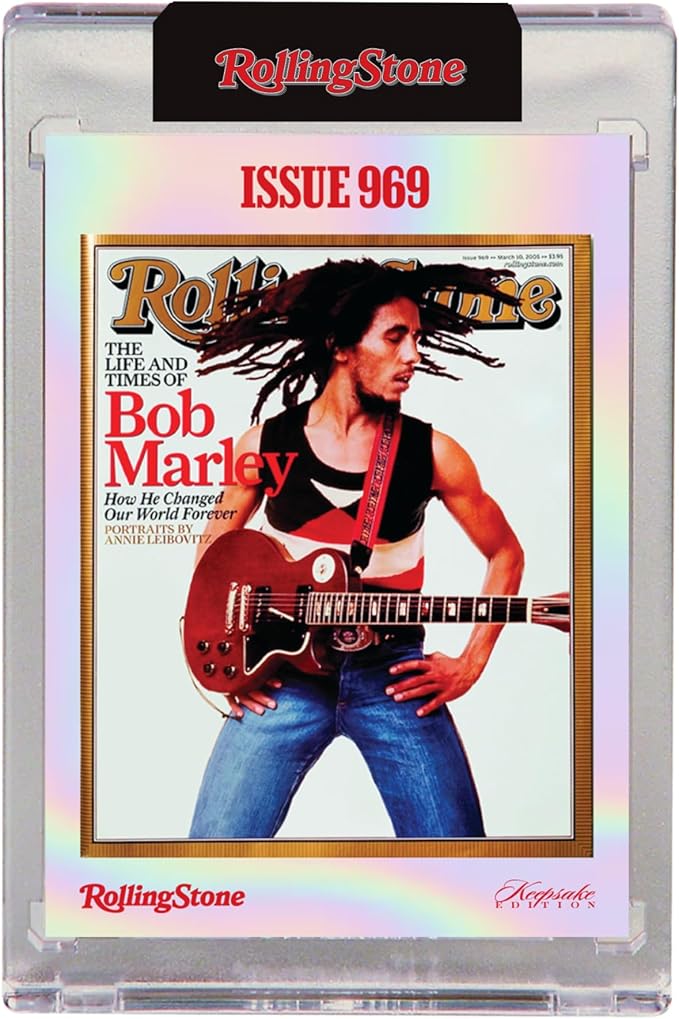 Rolling Stone Bob Marley™ Keepsake Premiere Edition Trading Card - Single Blind Box - Licensed Collectible