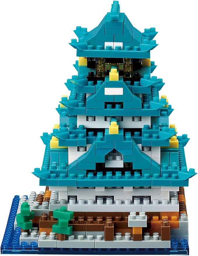 nanoblock - World Famous Buildings - Osaka Castle Sight to See Series Building Kit